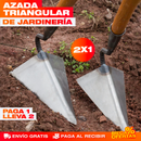 PROMO 2X1 AZADA TRIANGULAR DE JARDINERÍA