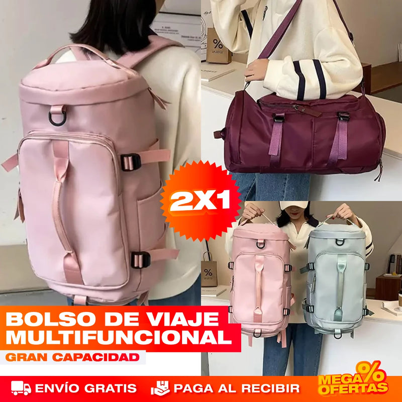 PROMO 2X1 BOLSO DE VIAJE MODERNO MULTIFUNCIONAL