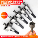 SET X 5 BROCAS SIERRA PERFORADORA TCT