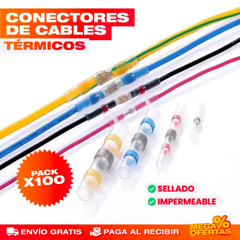 KIT X100 CONECTORES DE CABLES TÉRMICOS