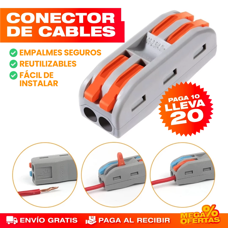 PROMO PACK X20 CONECTORES DE CABLES