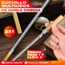 2 SETS CUCHILLO MULTIUSOS DE DOBLE CABEZA