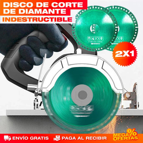 2 Discos de Corte de Diamante Indestructible – Promo 2x1