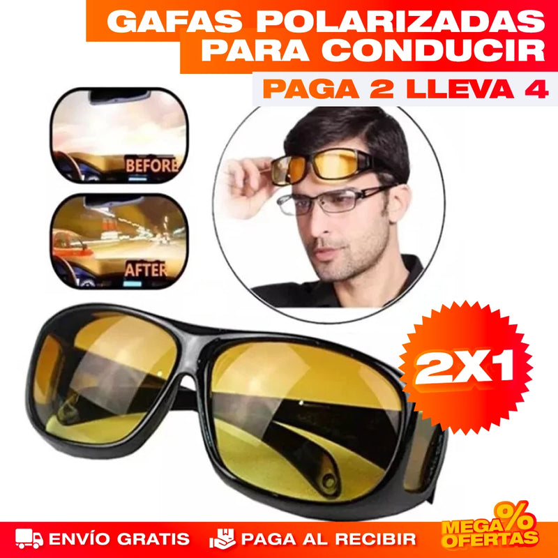 PROMO 2X1 GAFAS DE SOL POLARIZADAS PARA CONDUCCIÓN NOCTURNA