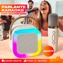 PARLANTE KARAOKE CON MICRÓFONO INALÁMBRICO