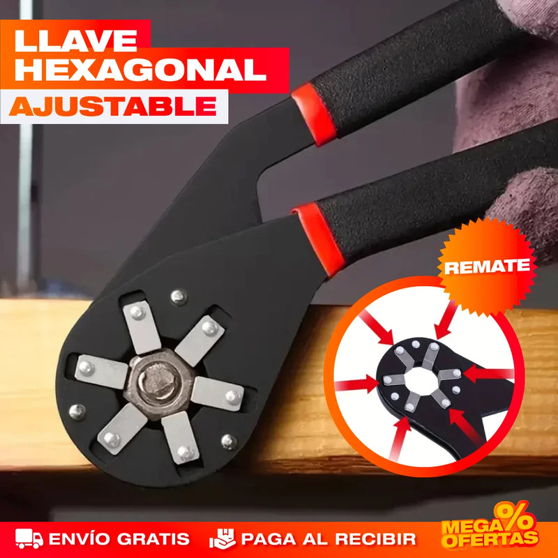 LLAVE HEXAGONAL MÁGICA AJUSTABLE