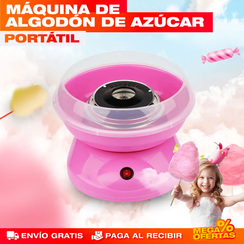 MÁQUINA PORTÁTIL DE ALGODÓN DE AZÚCAR