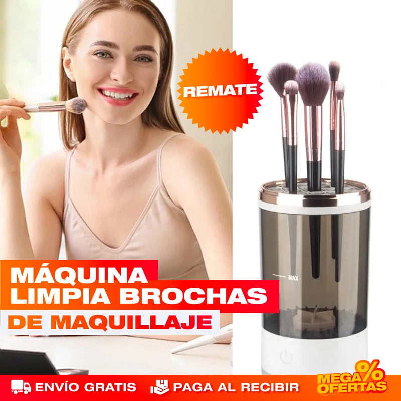 MÁQUINA LIMPIADORA DE BROCHAS DE MAQUILLAJE