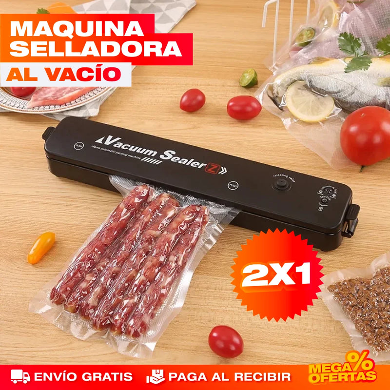 PROMO 2X1 MÁQUINA DE SELLADO AL VACÍO