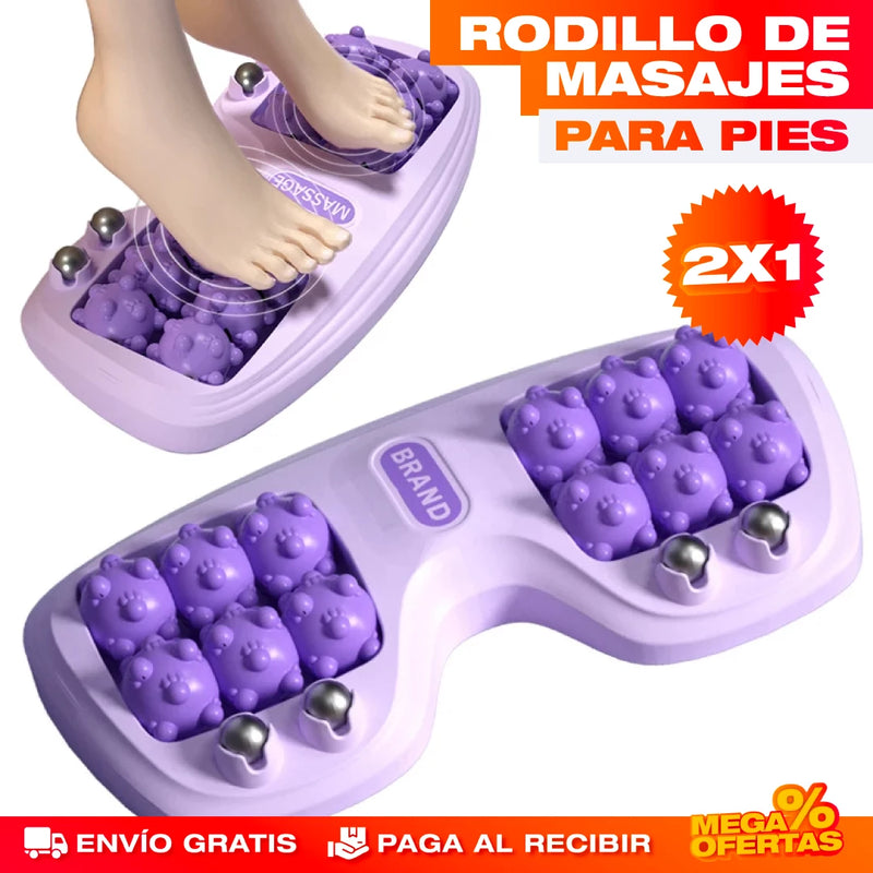 PROMO 2X1 RODILLO DE MASAJE TERAPÉUTICO PARA PIES