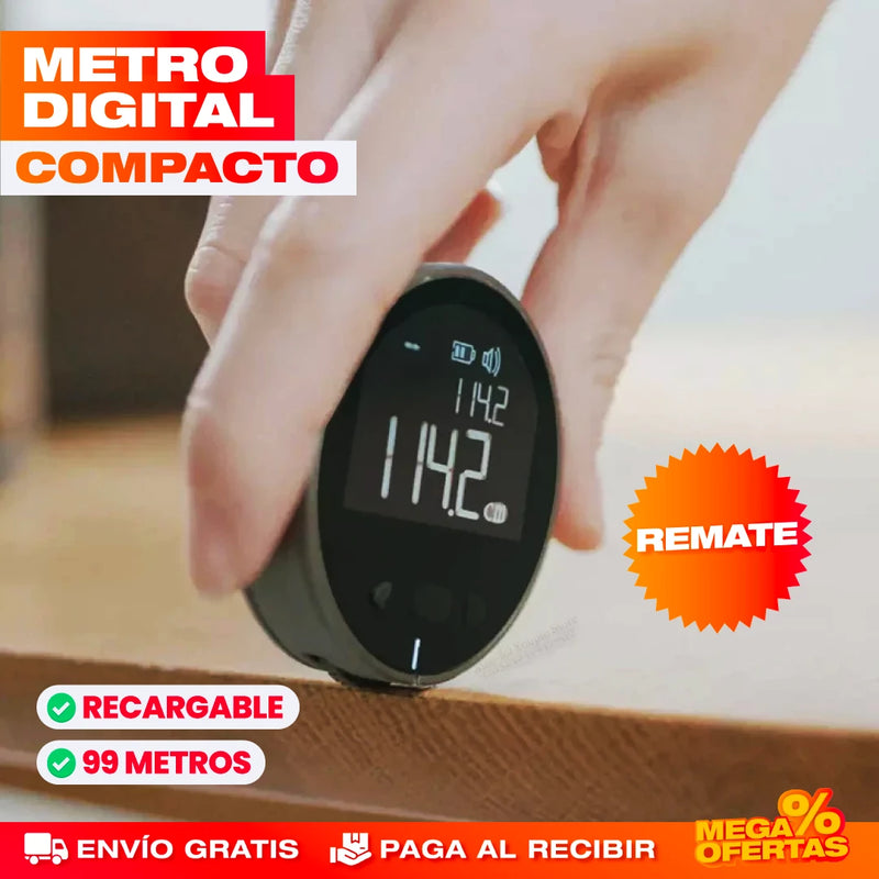 METRO DIGITAL COMPÁCTO RECARGABLE