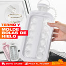 TERMO Y MOLDE 16 BOLAS DE HIELO