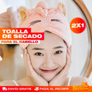 PROMO 2X1 TOALLA GORRO DE SECADO PARA EL CABELLO