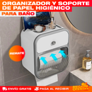 ORGANIZADOR Y SOPORTE DE PAPEL HIGIENICO PARA EL BAÑO