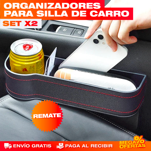 2 Organizadores para Silla de Carro – Nada se Cae Entre los Asientos · Combo x2