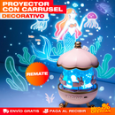 PROYECTOR CON CARRUSEL DECORATIVO (12 PELÍCULAS TEMÁTICAS)