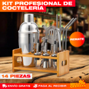 KIT PROFESIONAL DE COCTELERÍA 14 PIEZAS