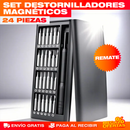SET DE 24 PIEZAS DESTORNILLADORES MAGNÉTICOS