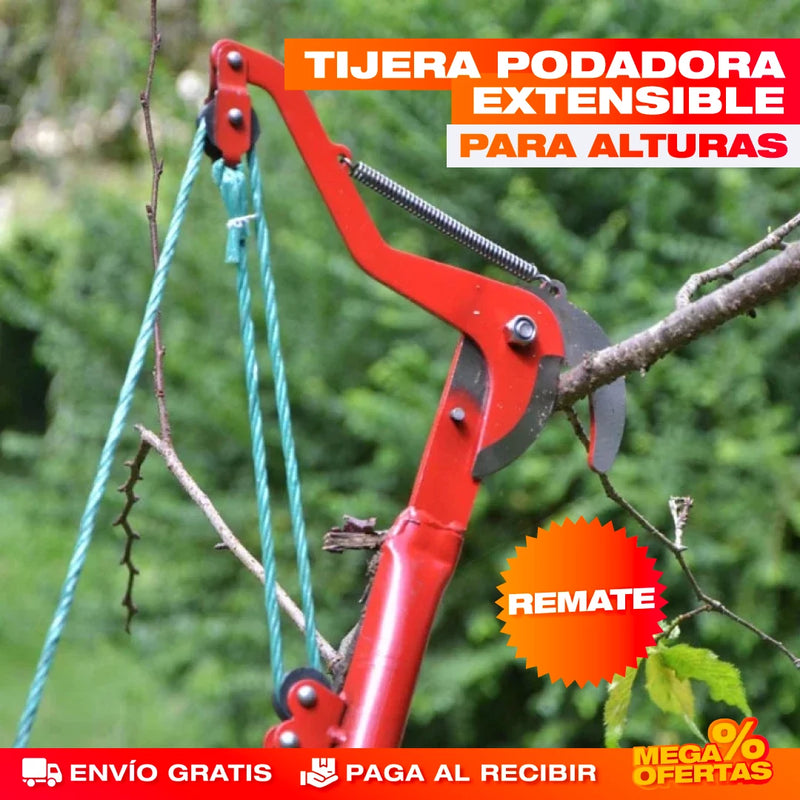 TIJERA PODADORA EXTENSIBLE PARA ALTURAS