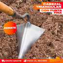 AZADA TRIANGULAR DE JARDINERÍA