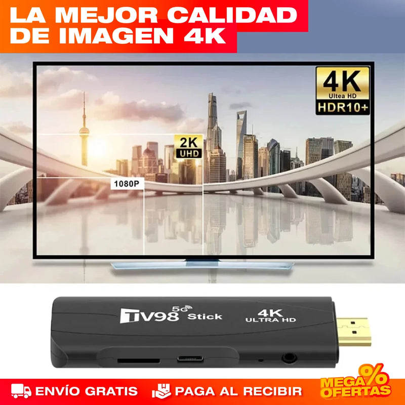 DECODIFICADOR SMART TV CON CONTROL REMOTO