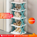 ZapateX - ESTANTERÍA DE ZAPATOS APILABLE EN "X" DE 5 NIVELES