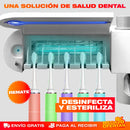 PORTA CEPILLO DE DIENTES 3 EN 1 ESTERILIZADOR UV