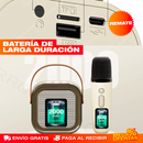PARLANTE KARAOKE CON MICRÓFONO INALÁMBRICO