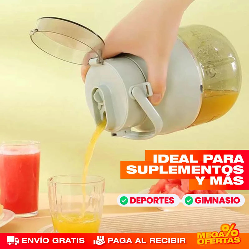 LICUADORA PORTÁTIL PARA JUGOS, BATIDOS Y SUPLEMENTOS.