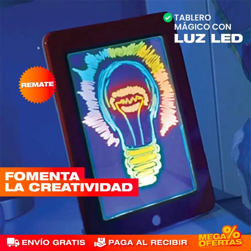 MAGIC PAD LUMINOSO DE DIBUJO PARA NIÑOS