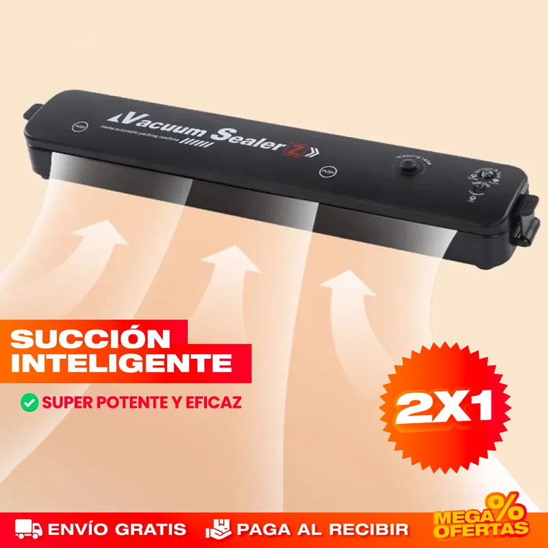 PROMO 2X1 MÁQUINA DE SELLADO AL VACÍO