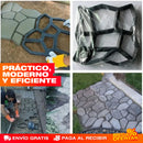 MOLDE ARTESANAL DE PAVIMENTO CEMENTO PARA JARDÍN