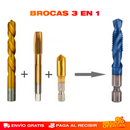 PROMO 2 X 1 SET DE 6 BROCAS DE TITANIO 3 EN 1 PROFESIONALES