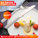 SET DE CUBIERTOS DE LUJO - 24 PIEZAS