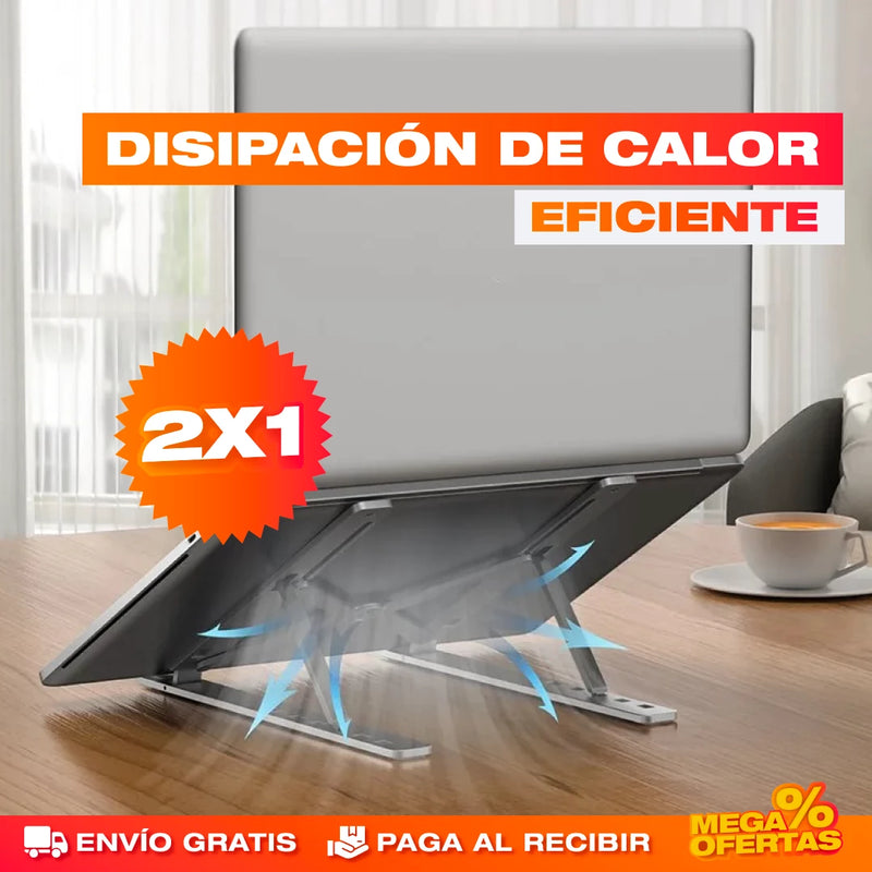 PROMO 2X1 SOPORTE PLEGABLE PARA COMPUTADOR PORTÁTIL