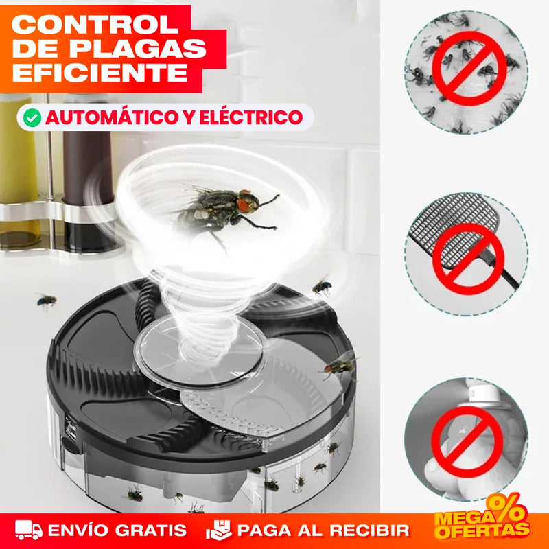 TRAMPA ELÉCTRICA PARA MOSCAS - ANTIPLAGAS