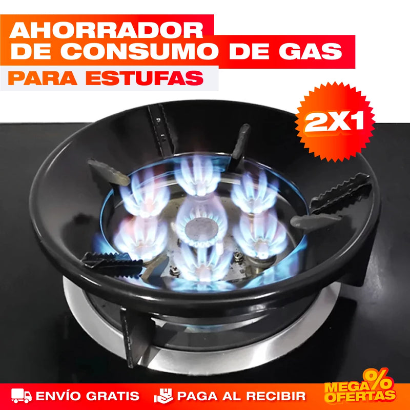 PROMO 2X1 SOPORTE PROTECTOR DE LLAMA Y AHORRADOR DE GAS