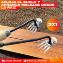 PROMO 3X1 AZADA TENEDOR, RASTRILLO PARA JARDINERÍA