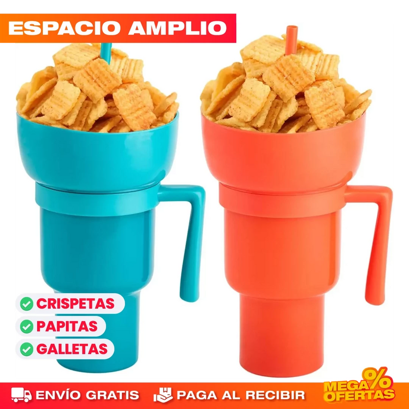 PROMO 2X1 TAZÓN PARA SNACKS Y BEBIDA CINE EN CASA