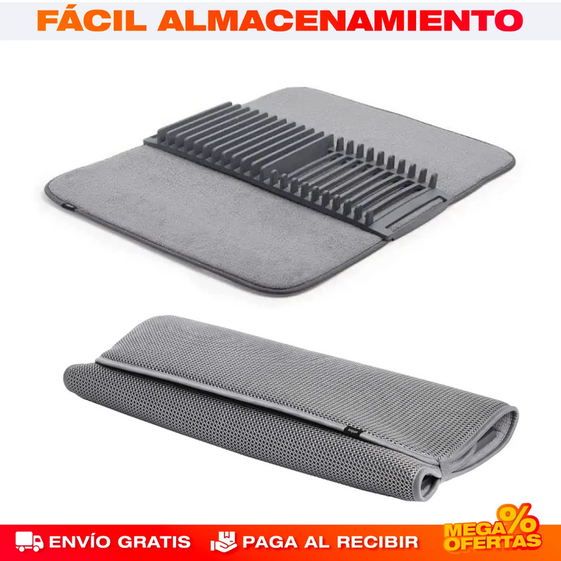 PROMO 2X1 ALFOMBRILLA ESCURRIDORA DE PLATOS SUPER ABSORBENTE