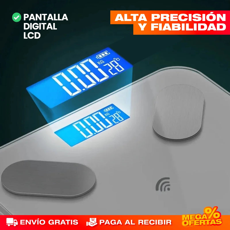 PROMO 2X1 BÁSCULA INTELIGENTE BLUETOOTH