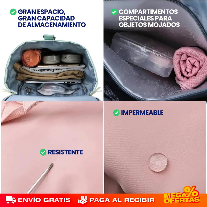 PROMO 2X1 BOLSO DE VIAJE MODERNO MULTIFUNCIONAL