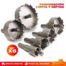 SET X 5 BROCAS SIERRA PERFORADORA TCT