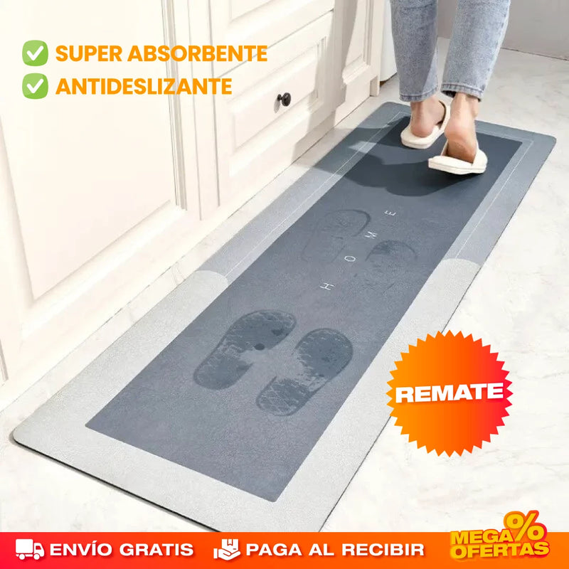 COMBO DE 2 ALFOMBRAS ANTIDESLIZANTES, SUPER ABSORBENTES PARA COCINA