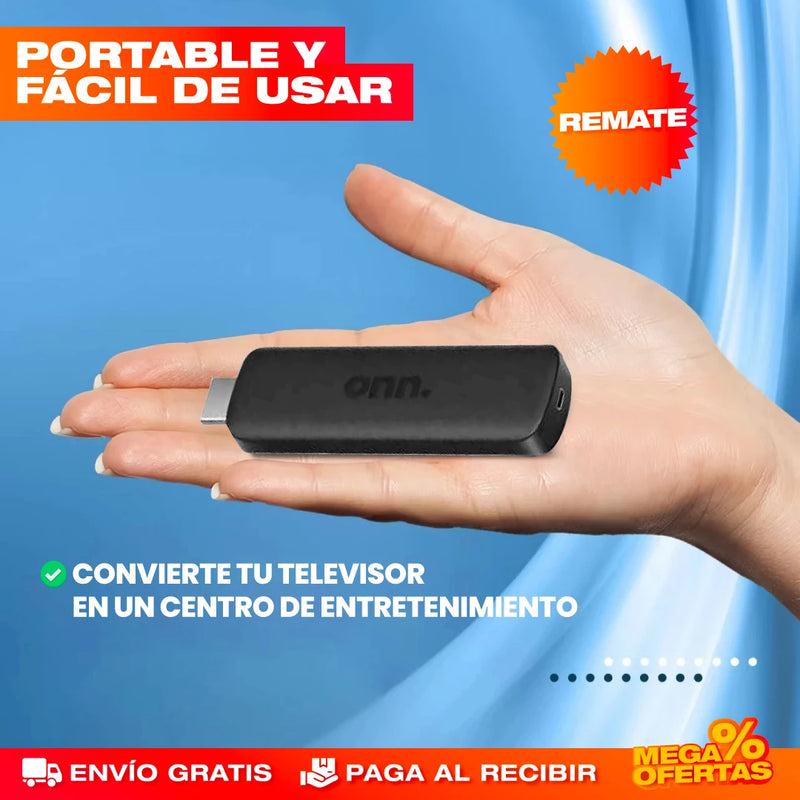 CONVERTIDOR SMART TV DE GOOGLE CON CONTROL REMOTO