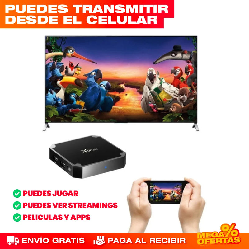 DECODIFICADOR SMART TV 4K