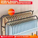 ESTANTE PERCHERO DOBLE