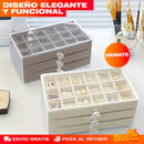 ORGANIZADOR DE JOYAS DE LUJO 3 NIVELES