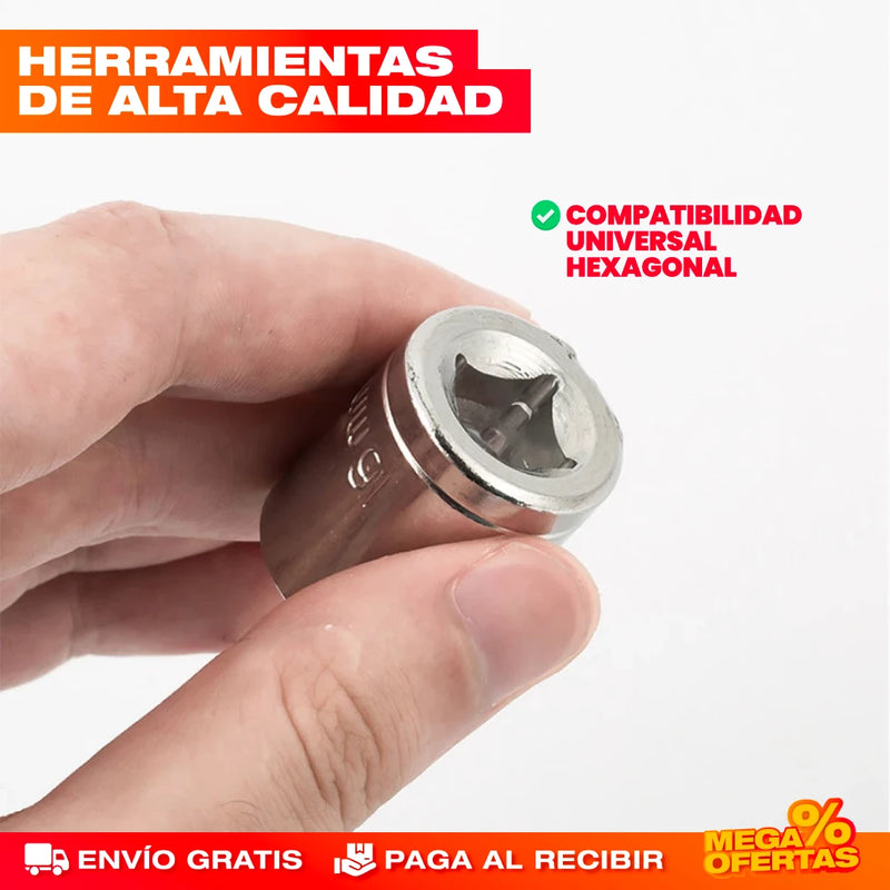 SET HERRAMIENTAS DE LLAVES DE VASO - COPAS 40 PIEZAS