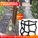 MOLDE ARTESANAL DE PAVIMENTO CEMENTO PARA JARDÍN